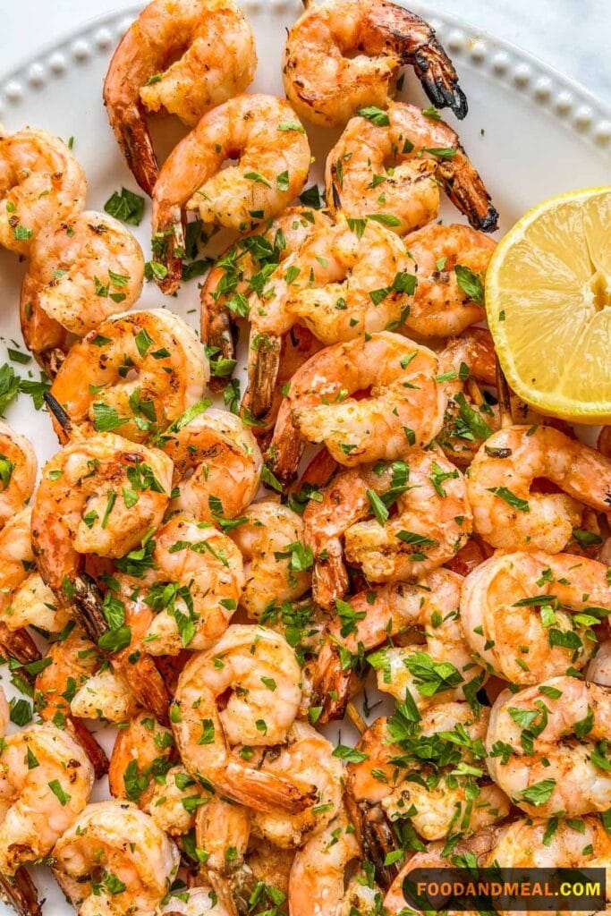 Sizzling Scampi Lemon Skewers - Grilled Indoors To Perfection 2