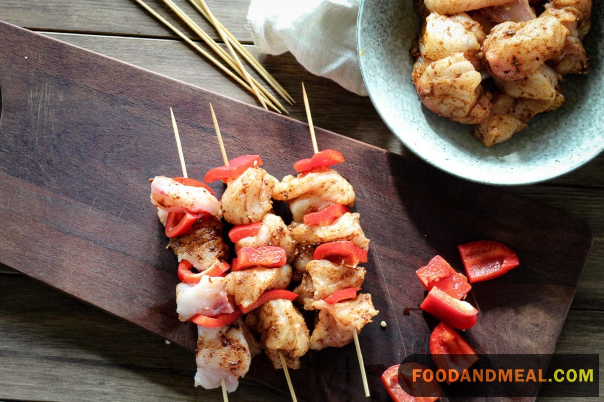 Monkfish Skewers