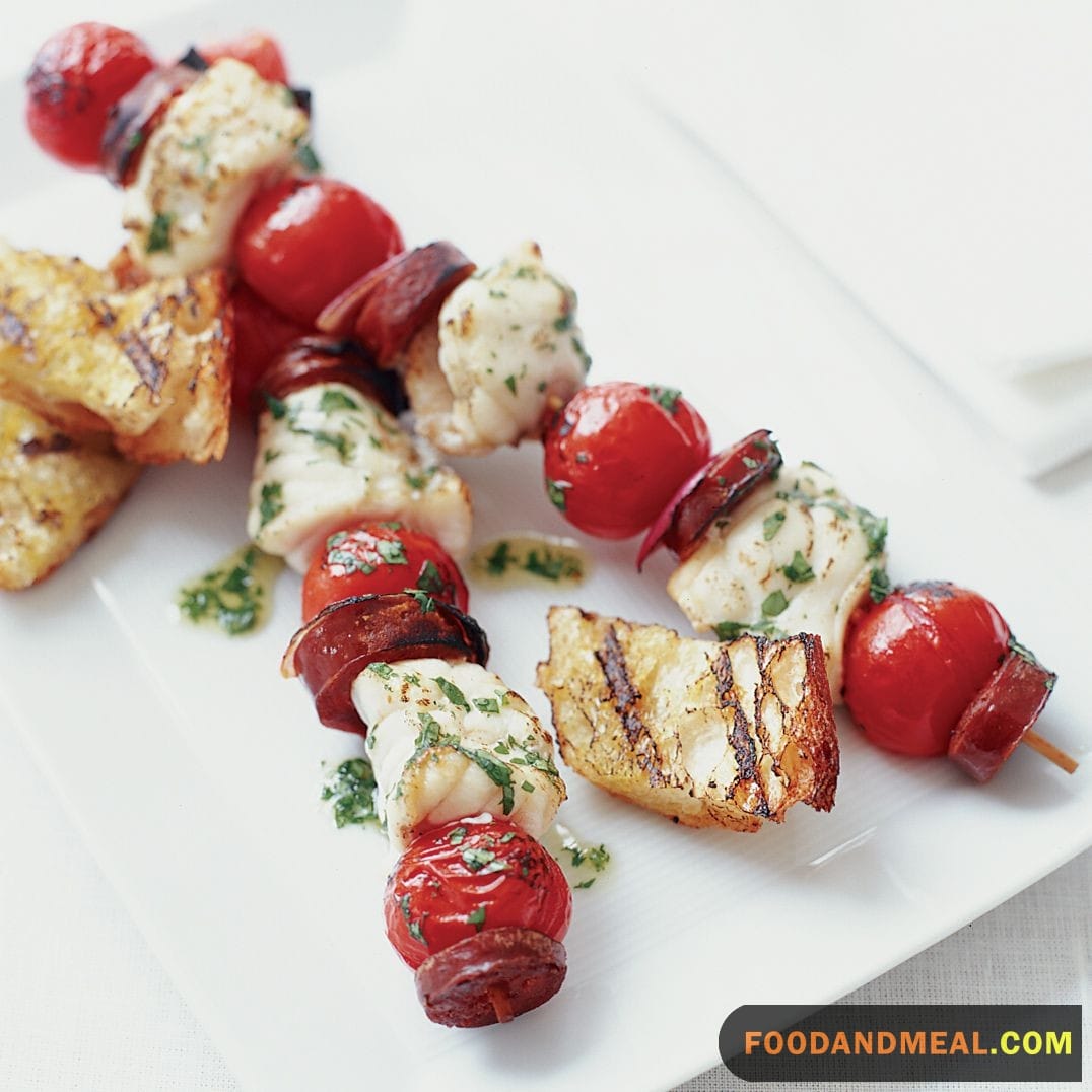 Monkfish Skewers