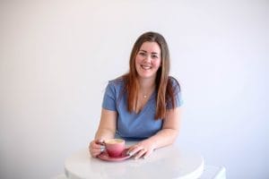 Easy to make a BLW Blueberry Smoothie Bowl for 6 to 8 month babies 4