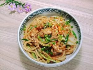 How To Make Yaki Udon - Stir-Fried Thick White Noodles Recipes 9