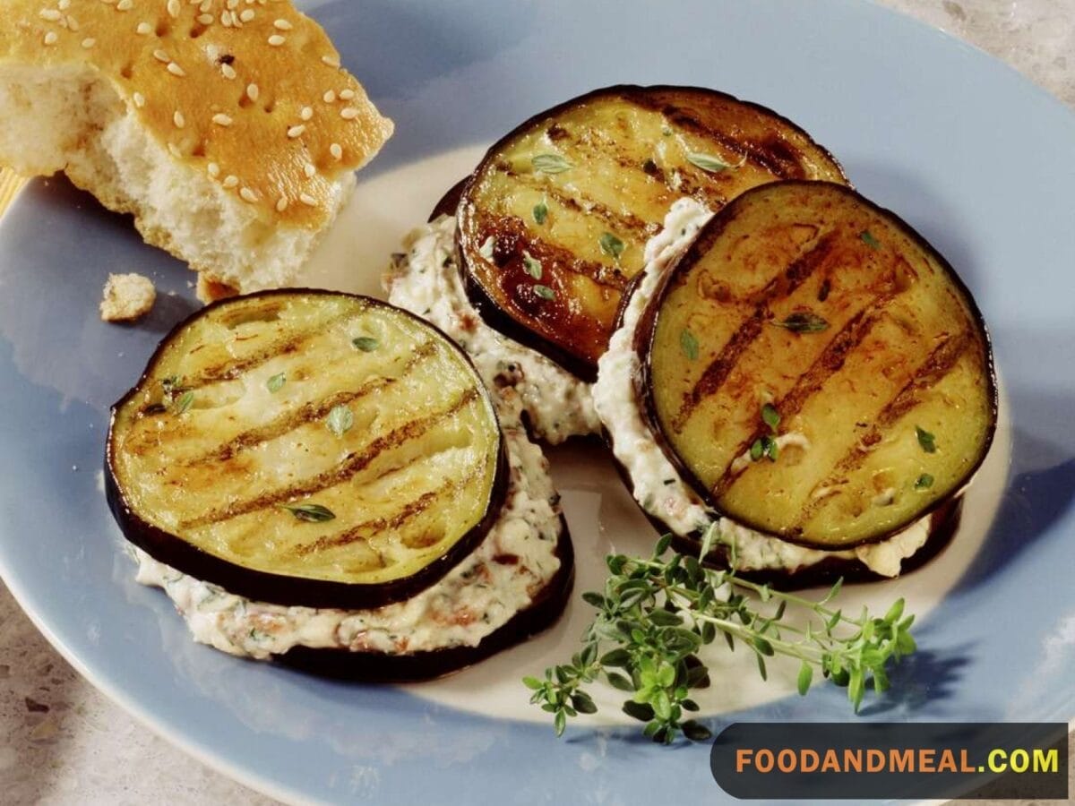 Indoor Grilled Eggplant Taler Feta: A Culinary Symphony Of Flavors 6 Eggplant Tower With Feta